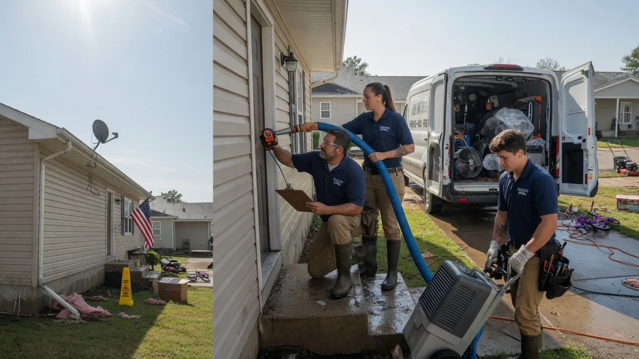 Ceiling Water Damage Restoration in Riner, VA near me